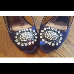 Badgley Mischka Pump with Open Toe Size 8